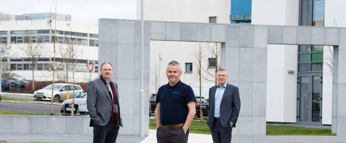 Ultan Faherty, HBAN Coordinator for the West Region; Michael Furey, Ronspot Solutions Founder; and Colin Henehan, HBAN MedTech Syndicate member.