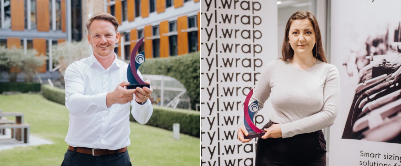 L R Vincent Forde CEO at Gasgon Medical and Shana Chu CEO of STYL wrap