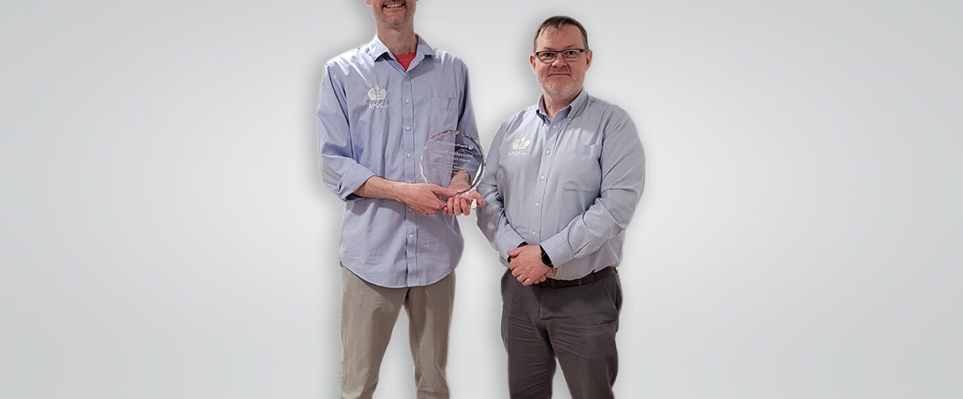 APOS holding their award landscape