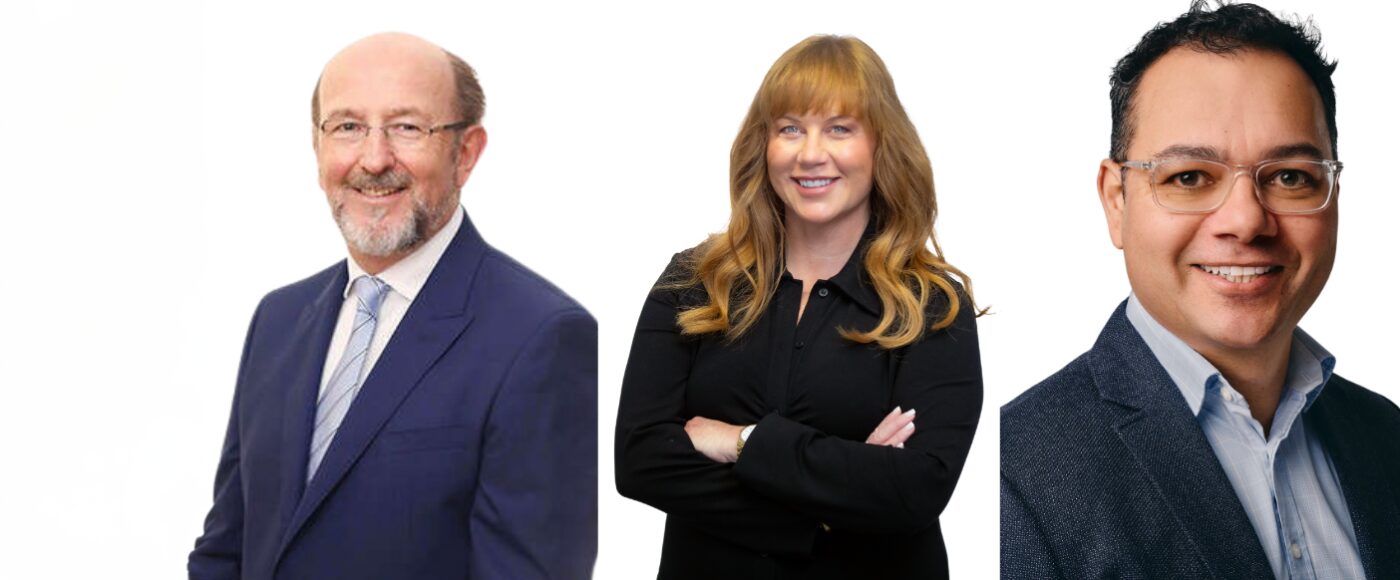 Professor Brian MacCraith, Jackie King and Dr Richard Fernandes