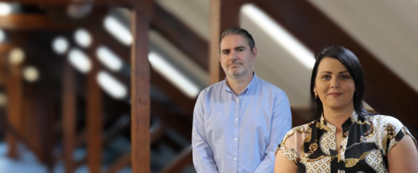 Maria Diffley and Liam Mc Evoy Co Founders Sustain IQ