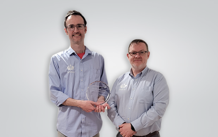 APOS holding their award landscape thumbnail