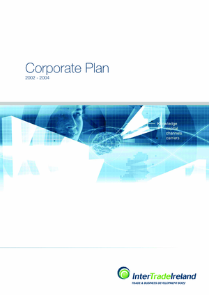 InterTradeIreland Corporate Plan 2002 2004